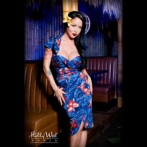 Deadly Dames Malibu Tiki Dress